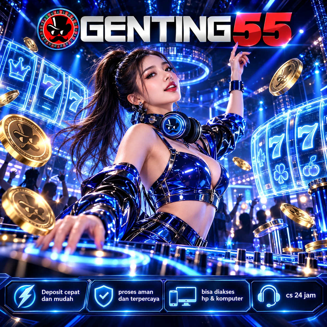 Ilustrasi resmi GENTING55 — Teras Resor Air Terjun